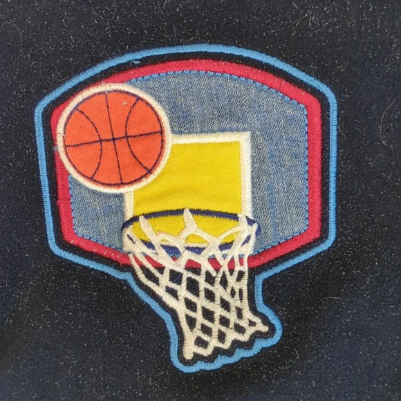 Boyz Wear By Nanette Toddler Varsity Basketball Jacket Size 12 M - Picture 9 of 14